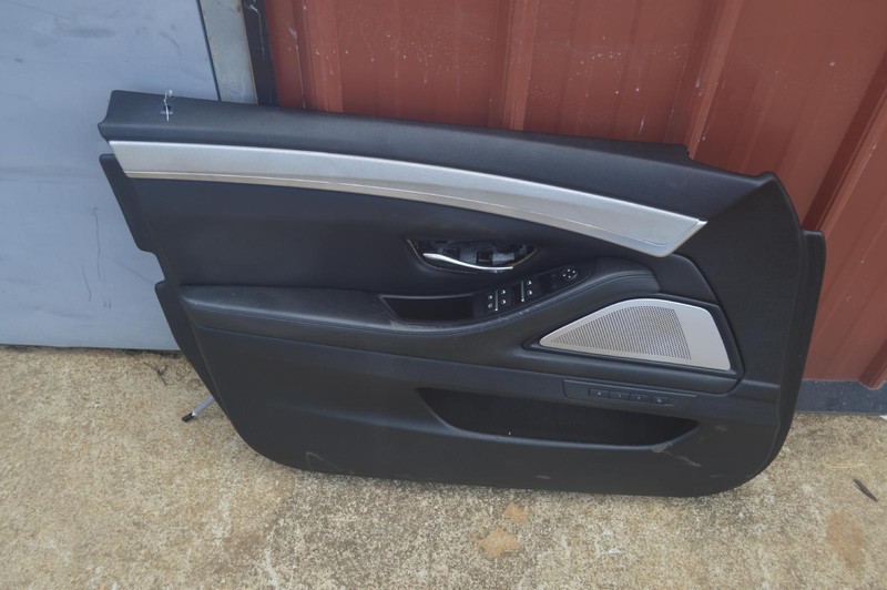 2013-2016 BMW M5 FRONT LEFT DRIVER DOOR PANEL TRIM COVER LEATHERETTE BLACK OEM