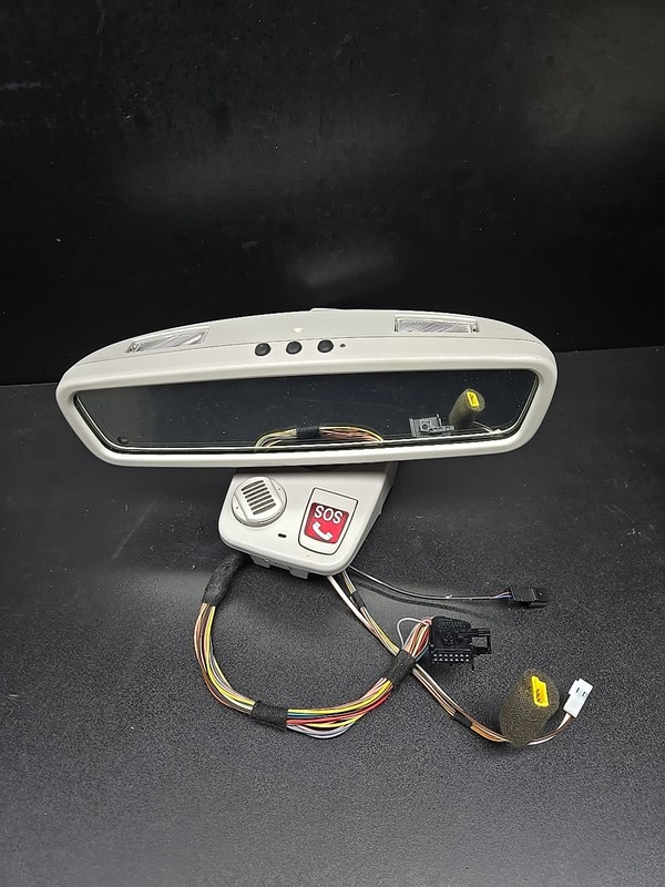 03-06 Mercedes R230 SL500 SL55 AMG Interior Rear View Mirror Gray OEM