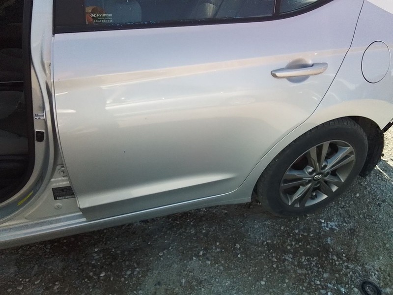 Driver Rear Side Door Electric Sedan US Built Fits 17-20 ELANTRA 3485529