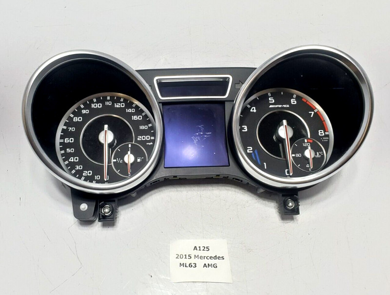 ✅ 2015-2016 OEM Mercedes W166 ML63 AMG Speedometer Instrument Gauge Cluster