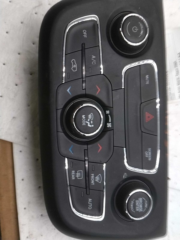 2018 Jeep Compass A/C Selector Switch OEM 5VA59DX9AB Used 137K Miles Red