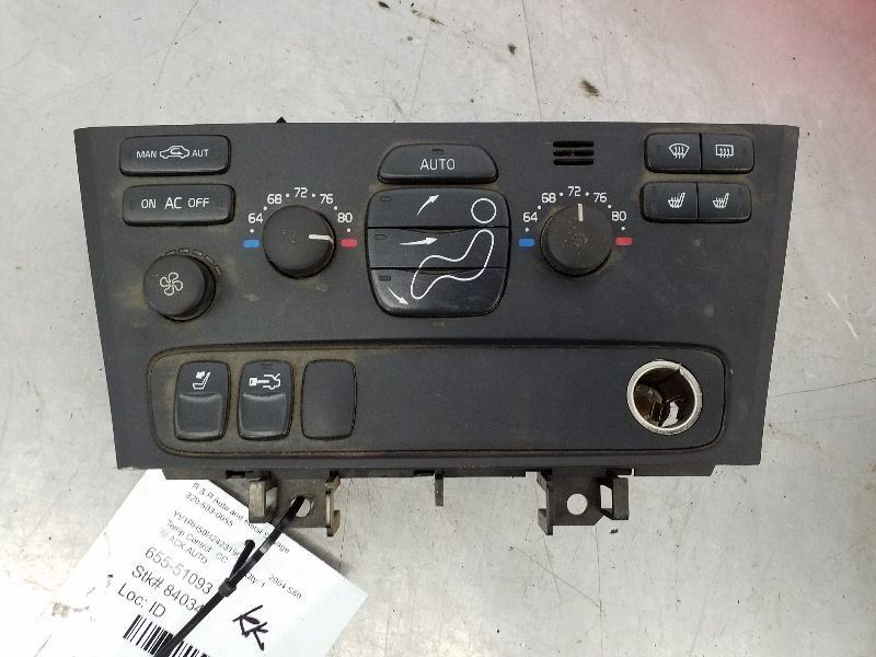 Temperature Control Sedan Fahrenheit Fits 01-09 VOLVO 60 SERIES 177912
