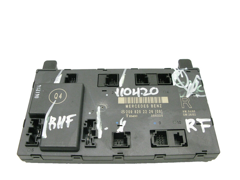 03-09 MERCEDES W209 CLK500 CLK320 CLK550 DOOR CONTROL MODULE PASSENGER RIGHT 110