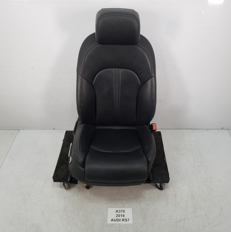 ✅ 14-18 OEM Audi RS7 Front Right Passenger Side Seat Leather Black