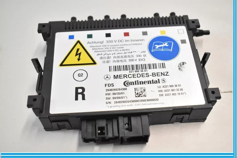 07-13 Mercedes W221 S400 S550 Front Right Seat Dynamic Lumbar Control Module OEM
