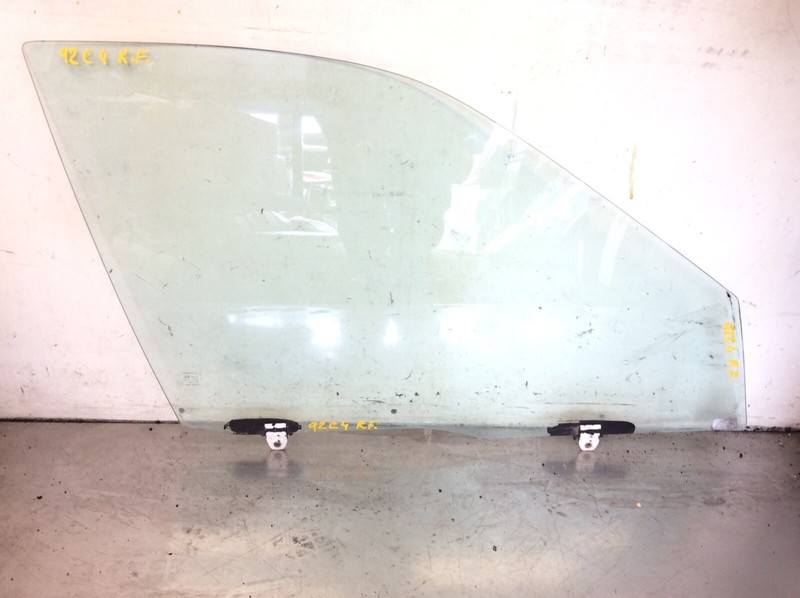 92-95 Civic 4Dr Right Front Door Glass Window Green Used OEM