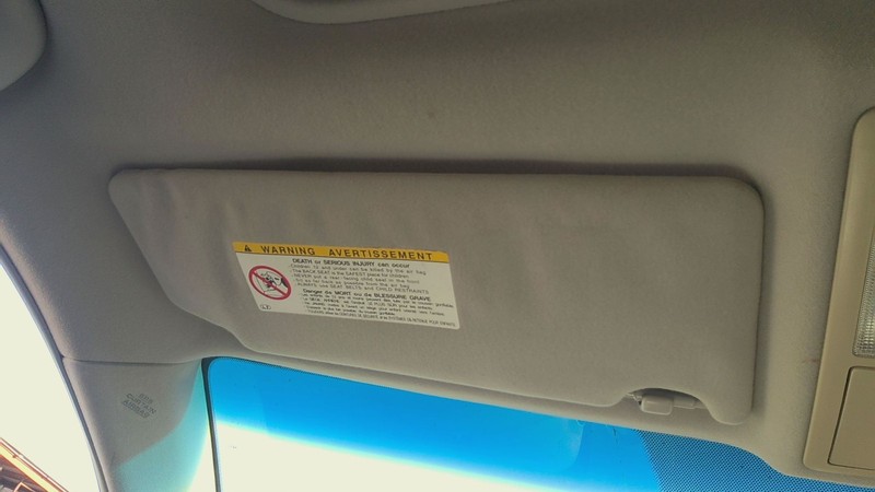 Sun Visor TOYOTA AVALON Left 05 06 07 08 09 10 11 12