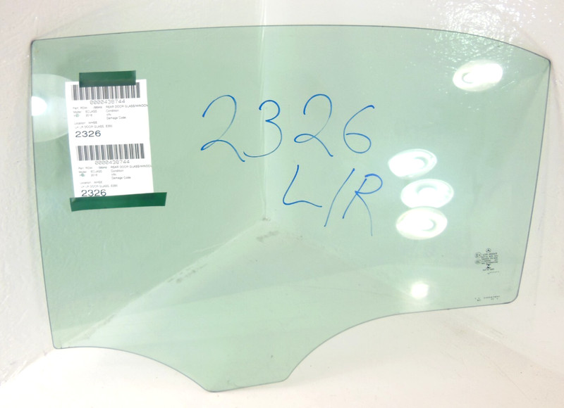 2014-2016 Mercedes-Benz E350 Rear Door Window Glass Driver Left OEM
