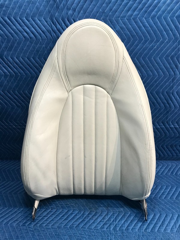 97-00 Jaguar XK8 XKR X100 Front Right RH Side Seat Upper Cushion OEM White