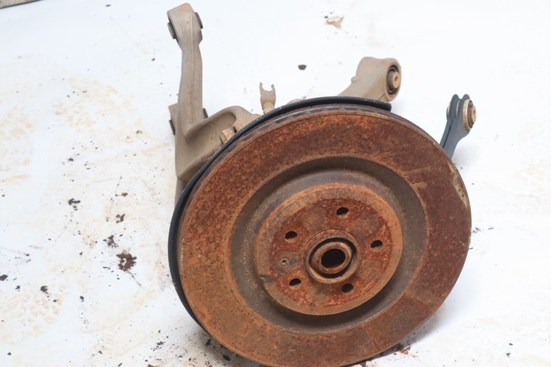 2011-2014 AUDI A8 REAR RIGHT SPINDLE KNUCKLE WHEEL HUB W/ CONTROL ARMS OEM