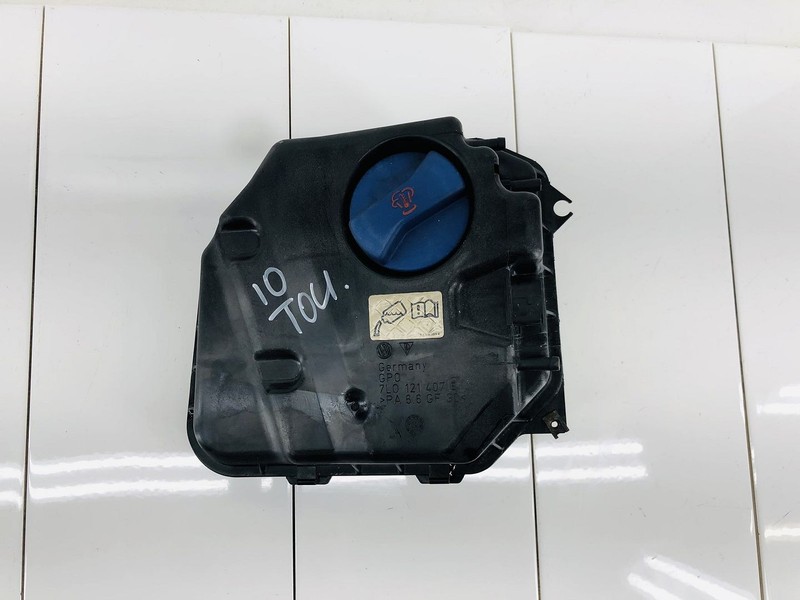 04-10 VOLKSWAGEN TOUAREG 3.6L V6 GAS ENGINE COOLANT TANK RESERVOIR OEM