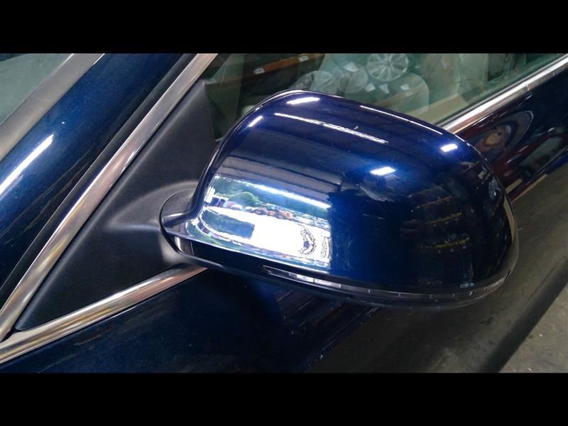 Driver Side View Mirror Power Coupe Blue Fits 08-14 AUDI A5 Paint Code LZ5A