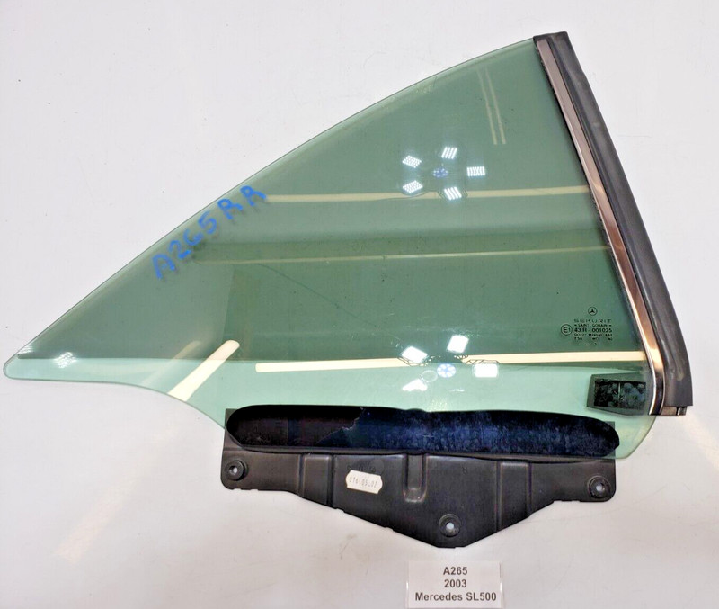 ✅ 03-12 OEM Mercedes R230 SL500 Rear Right Passenger Quarter Window Glass Tint