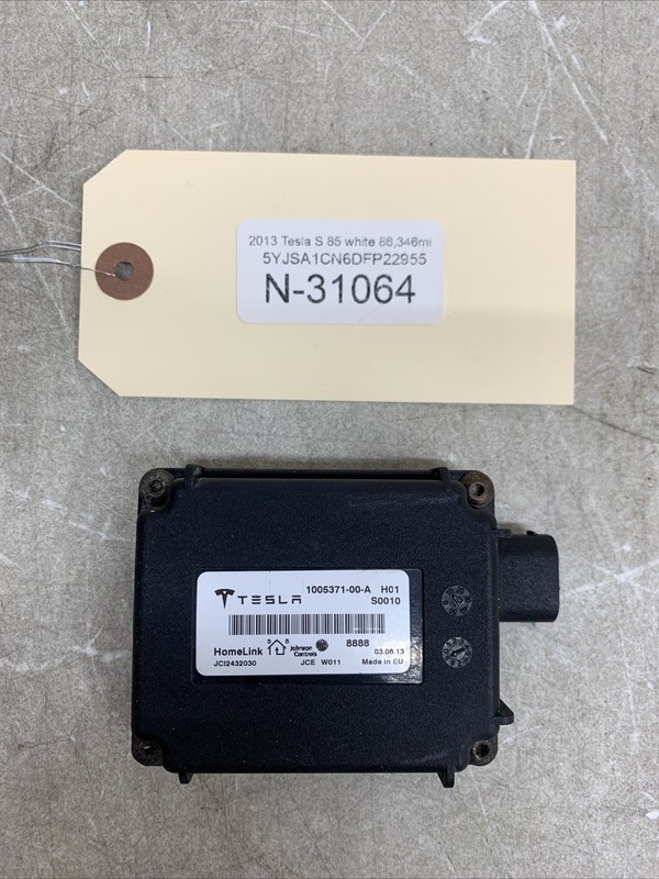 ⚡️12-15 TESLA MODEL S HOMELINK GARAGE OPENER CONTROL MODULE W/BRACKET 31064 B123