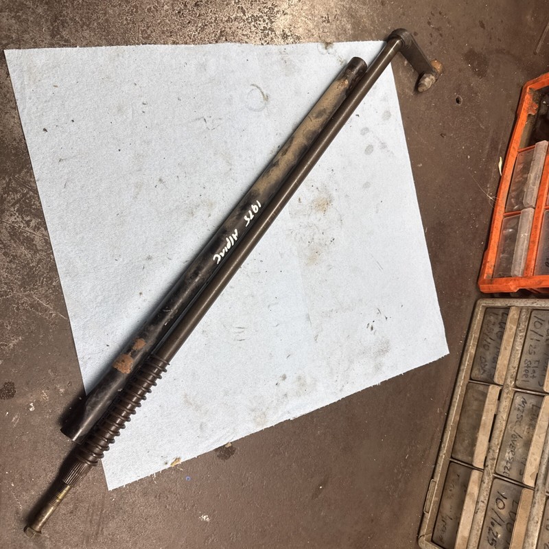 1975 Ski-Doo Alpine 640 Vintage Snowmobile Steering Post And Shaft Good