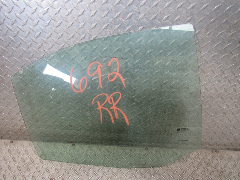 05 06 07 08 09 10 PONTIAC G6 RIGHT PASSENGER REAR WINDOW GLASS SDN