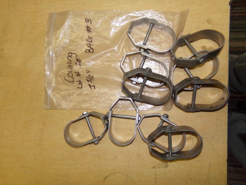 Coupling 1-1/2" T-304, Lot of 10 *FREE SHIPPING*