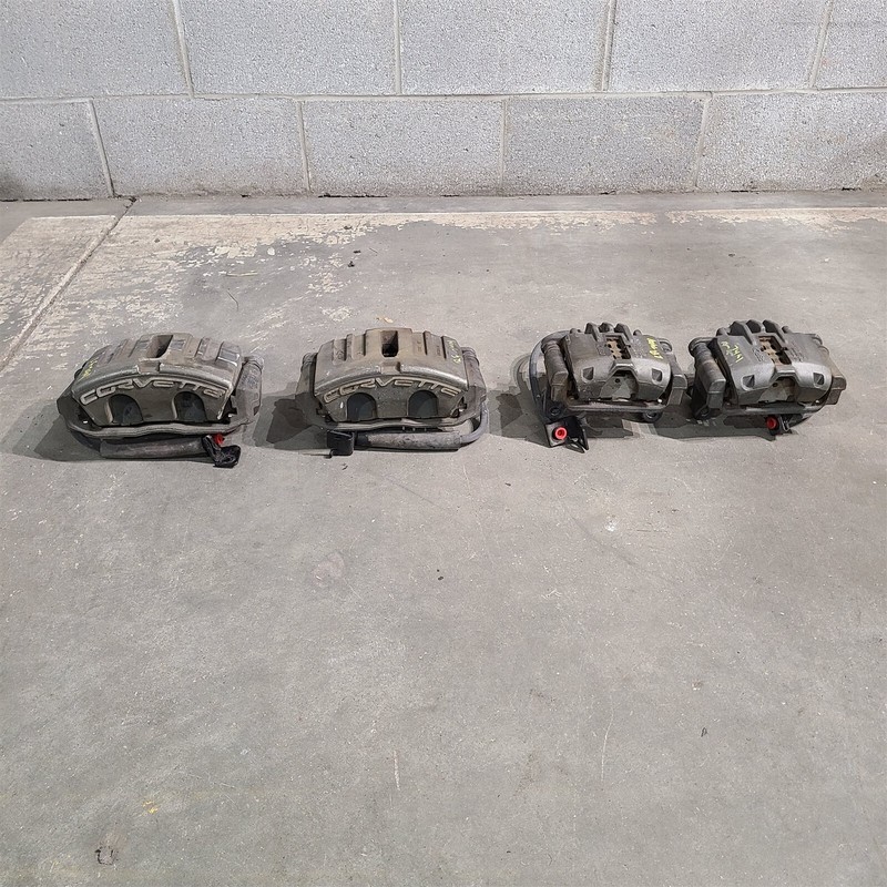 05-13 Corvette C6 Pbr Brake Calipers Front & Rear Set Base Model AA7491