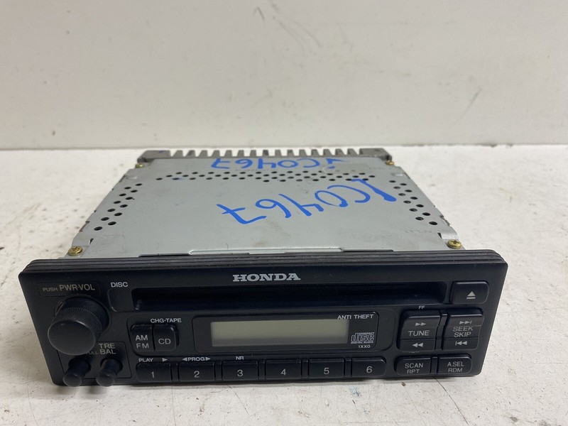 2001 Honda Odyssey Radio Stereo 1 DIN Disc CD Player EQ Equalizer 39100-S0X-C010