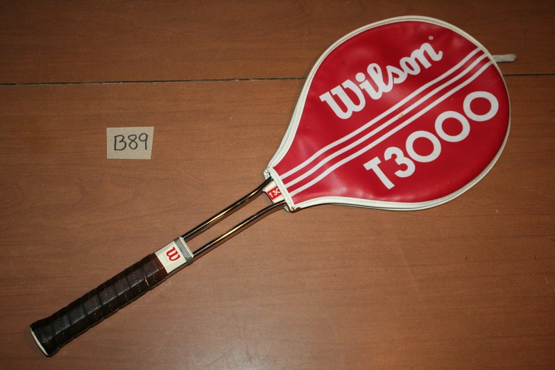Vintage Wilson T 3000 Tennis Racket Racquet USA