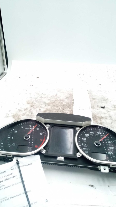 2015 AUDI Q7 Speedometer Gauge OEM Black 77K Miles 4L0920951H