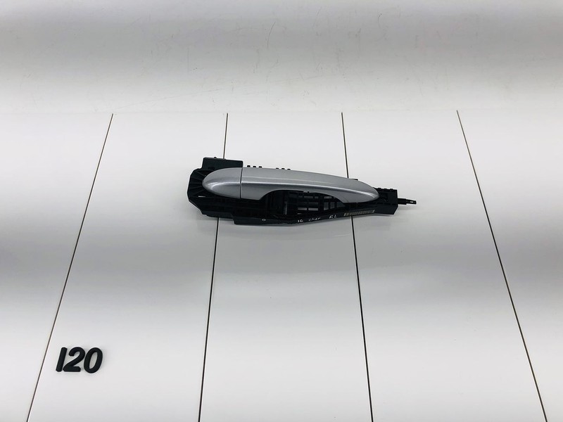 14-23 JEEP CHEROKEE REAR LEFT SIDE EXTERIOR DOOR HANDLE BILLET METALLIC OEM