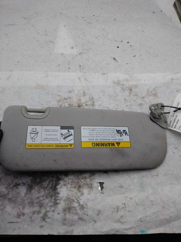 2014 Hyundai Santa Fe Silver Used Sun Visor OEM Part #341942 4DR SUV