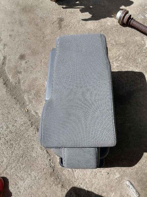 Front Center Jump Seat Gray Cloth Fits 11-14 FORD F150 PICKUP 1577471