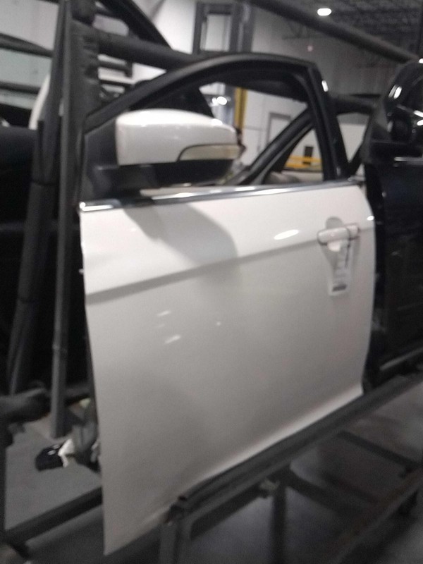 2012 Ford Focus Left Front Door White 4DR HTBK, 102K Miles, OEM Part 366808