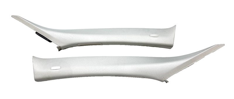 2016-2021 JAGUAR XF FRONT LEFT & RIGHT WINDSHIELD A PILLAR TRIM PANEL SET OEM