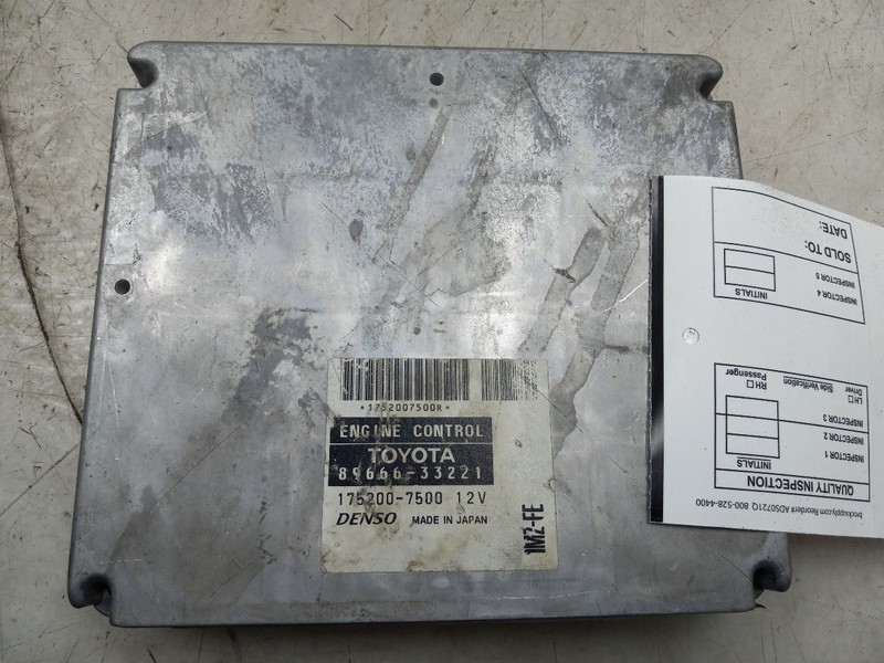 01 LEXUS ES300 ECM ENGINE CONTROL MODULE 89666-33221