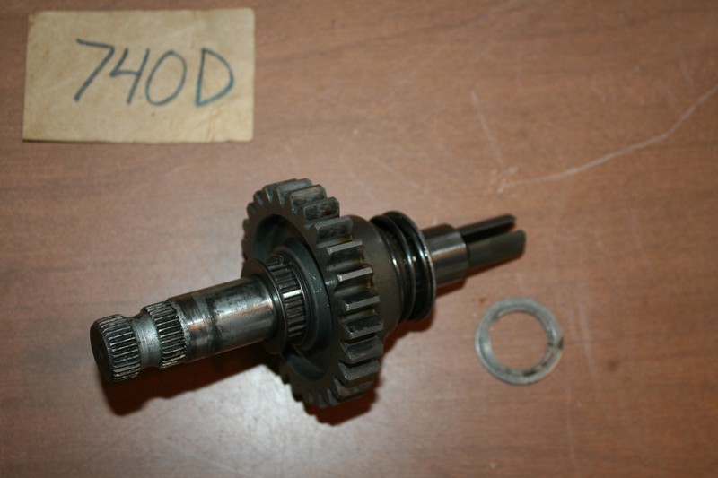 1975 Yamaha DT 400 Kick Start Shaft Ratchet Assembly OEM 75 B