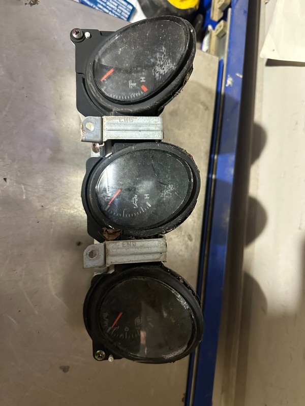91-99 Mitsubishi 3000GT VR4 Stealth GTO OEM TURBO 3 GAUGE CLUSTER - BOOST ETC