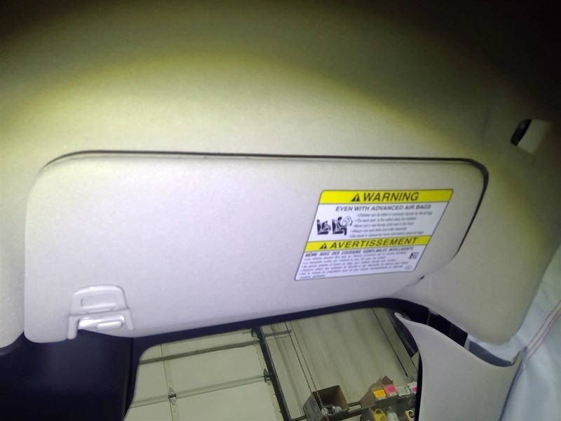 Passenger Right Sun Visor Sedan Fits 15-25 LEGACY 1741316