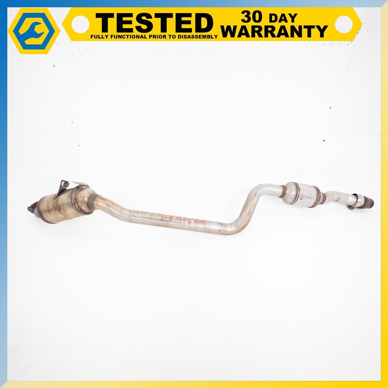 10-16 Mercedes E350 3.5L RIGHT SIDE EXHAUST DOWN PIPE OEM