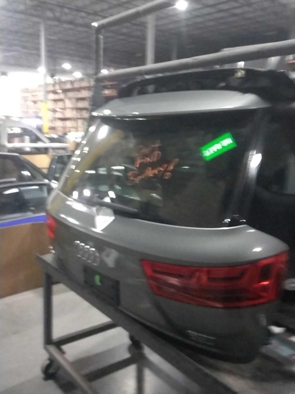Used Deck Lid fits: 2017 Audi Q7 spoiler rear view camera Grade A