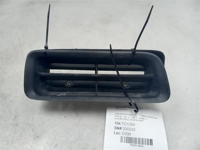 1994 TOYOTA LANDCRUISER LEFT AND RIGHT SIDE LOWER BUMPER GRILLE