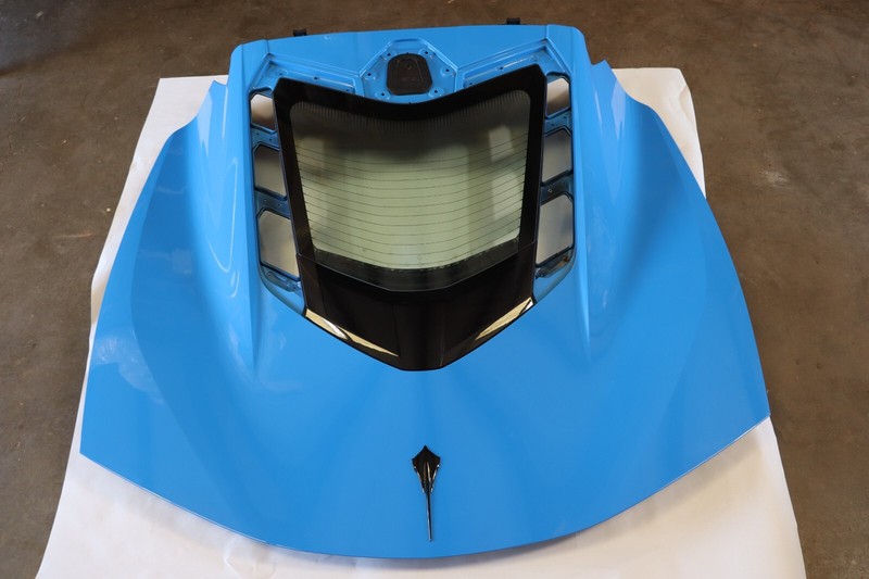 2023 CHEVY CORVETTE REAR TAILGATE TRUNK DECK LID HATCH BLUE OEM