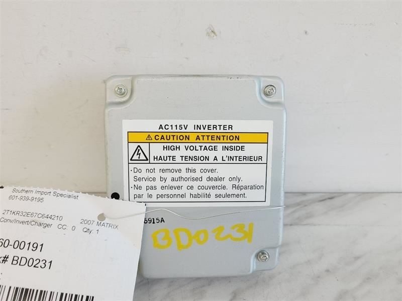 Conv/Invert/Charger Inverter Fits 03-08 MATRIX 573929