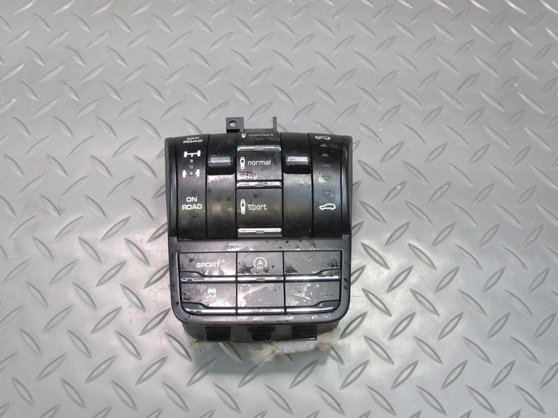 2011-2014 PORSCHE CAYENNE 958 SUSPENSION MODE CONTROL LEVER SWITCH PANEL