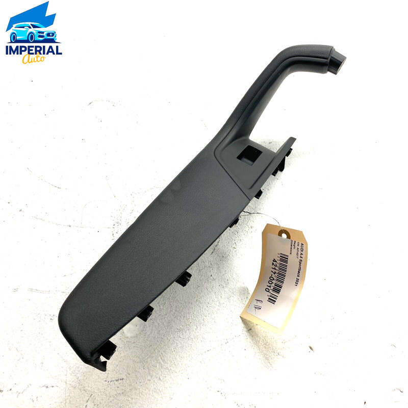 AUDI 18-23 A5 SPORTBACK REAR PASSENGER DOOR PANEL ARMREST PULL HANDLE COVER OEM
