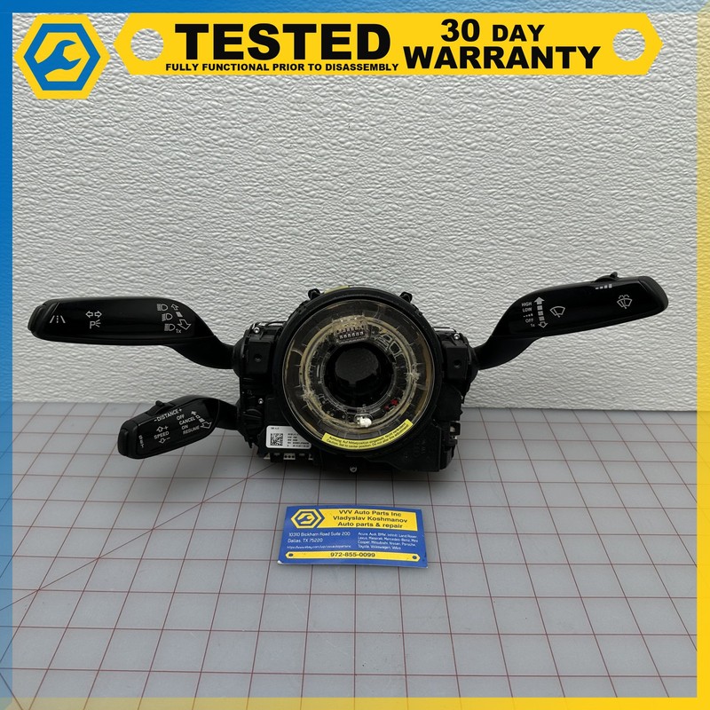 11-18 Audi S8 A8 Quattro STEERING COLUMN CLOCK SPRING W/ SWITCHES OEM