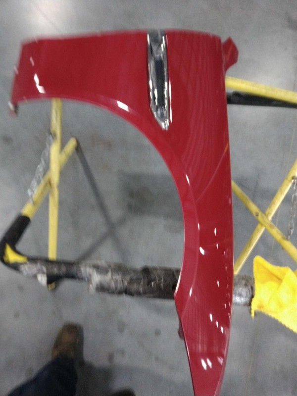 2017 Jaguar XE Right Fender Red 643592 100K Miles Used OEM Part