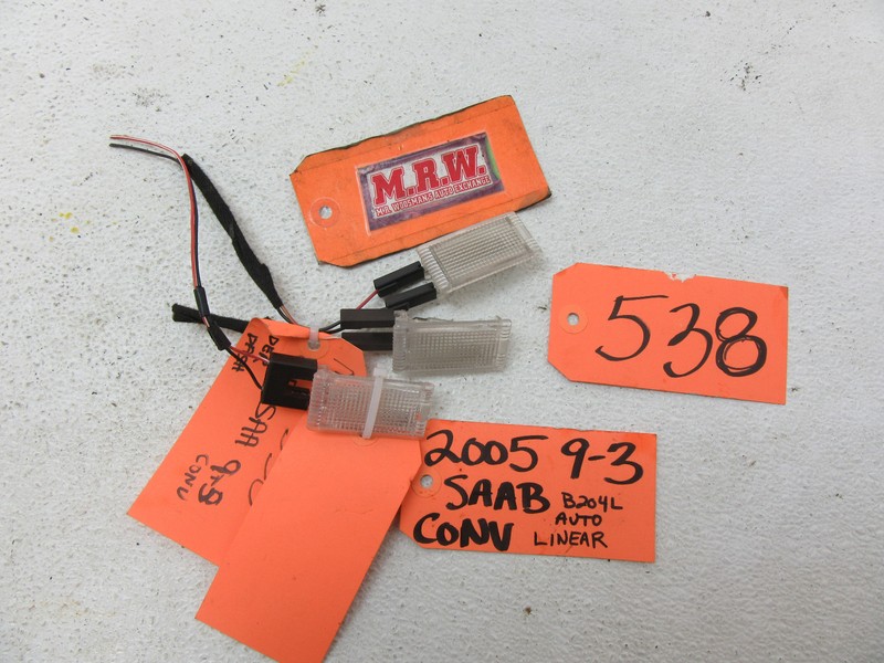 FITS 04-11 SAAB 9-3 CONVERTIBLE REAR CARGO TRUNK DOME LIGHT LAMP BACK CAR