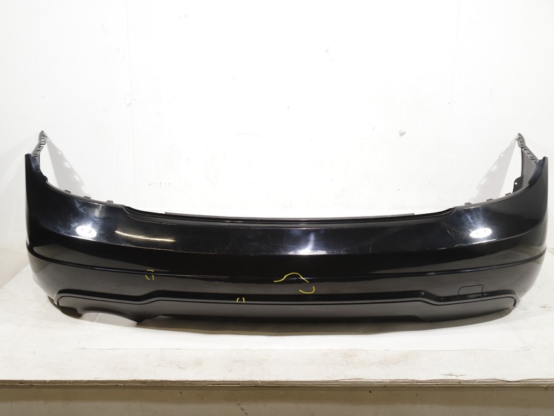 12-14 Mercedes C250 C300 C350 Sedan Rear Bumper Cover W/O Sensors Black 040 OEM