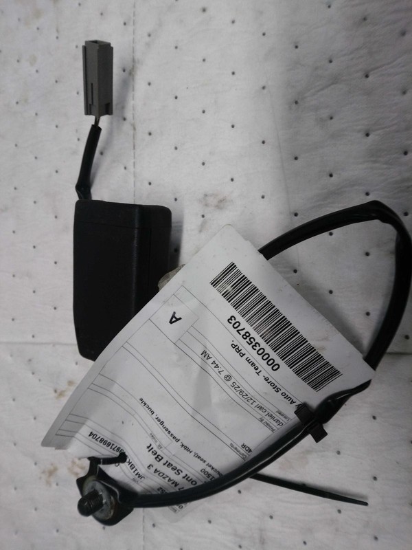2007 Mazda 3 Grey OEM Seat Belt Front Right 89k Miles BRYE5762002