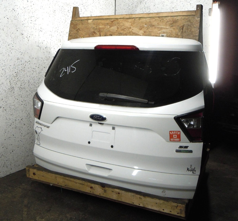 2017-2019 Ford Escape Rear Manual Hatch Liftgate W/ Tail Lamps OEM YZ