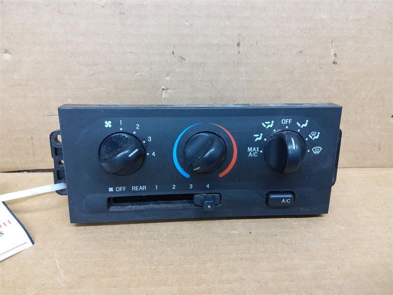 Temperature Control Front Manual With Auxiliary AC Fits 99-02 VILLAGER 263004