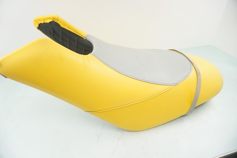2002 Sea-Doo GTX OEM Silver and Yellow Front Seat Cushion Assembly 269001036
