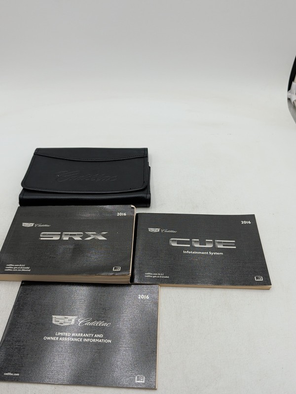 2016 CADILLAC SRX OWNERS MANUAL GUIDE BOOK SET WITH CASE OEM